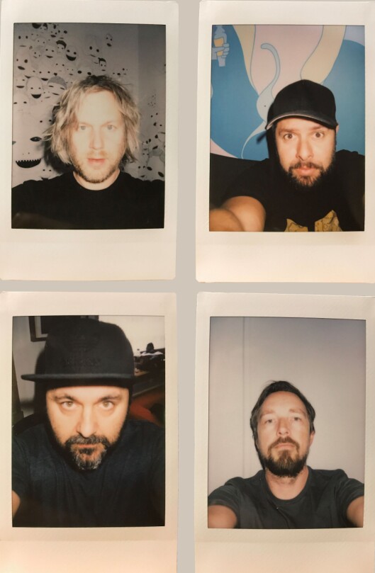 Disse NRK-fotografene deltok i prosjektet og har sendt oss denne kollasjen av seg selv. I bildet: Mattis Folkestad, Tom Øverlie, Rashid Akrim og Kim Erlandsen. Disse NRK-fotografene deltok i prosjektet og har sendt oss denne kollasjen av seg selv. I bildet: Mattis Folkestad, Tom Øverlie, Rashid Akrim og Kim Erlandsen.