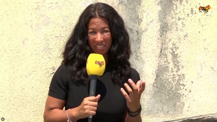 Journalisten Magda Gad på oppdrag for Expressen i Mosul.