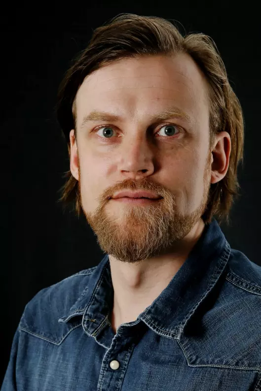 Designer Jonas Nilsson i Adresseavisen.