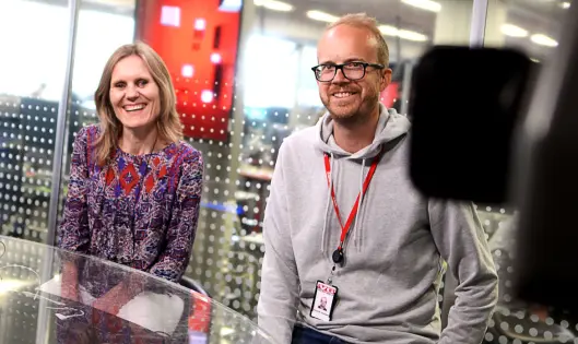 VGTV-sjef Helje Solberg og strategidirektør Thomas Manus Hønningstad. VGTV-sjef Helje Solberg og strategidirektør Thomas Manus Hønningstad.
