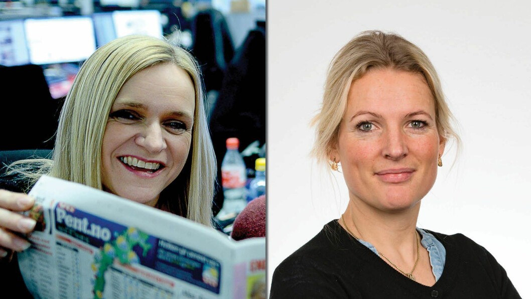 Ellen Limstrand (til venstre) og Beate Koren får mer ansvar i VGs avdeling for magasin og pluss.