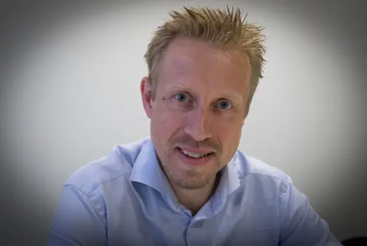 Redaktør Kristoffer Egeberg i Faktisk.no fra deres lokaler i Oslo sentrum. Redaktør Kristoffer Egeberg i Faktisk.no fra deres lokaler i Oslo sentrum.