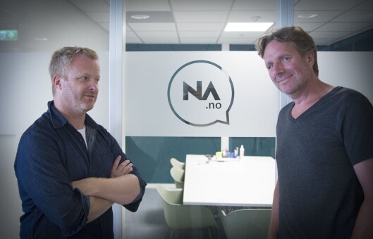 Direktør for innovasjon Pål Nisja-Wilhelmsen og redaktør Anders Høglund i Nettavisen Lyd. Direktør for innovasjon Pål Nisja-Wilhelmsen og redaktør Anders Høglund i Nettavisen Lyd.