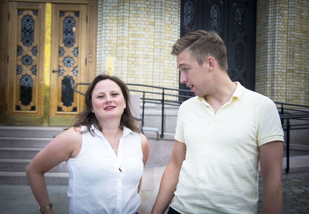 VGs politiske duo Marie Melgård og Lars Joakim Skarvøy poserer foran Stortinget til en sak Medier24 lagde ved en tidligere anledning. Begge hadde byline på Giske-saken i2017. Bilde VGs politiske duo Marie Melgård og Lars Joakim Skarvøy poserer foran Stortinget til en sak Medier24 lagde ved en tidligere anledning. Begge hadde byline på Giske-saken i2017. Bilde