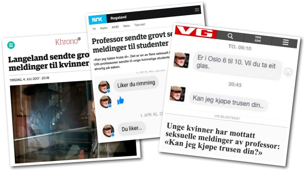 Fra omtalen i Khrono, NRK og VG i juli. Fra omtalen i Khrono, NRK og VG i juli.