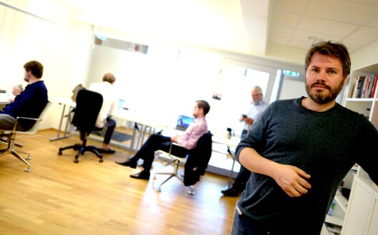 Minerva-redaktør Nils August Andresen og kollegene trives best i åpent landskap. Minerva-redaktør Nils August Andresen og kollegene trives best i åpent landskap.