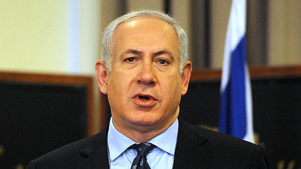 Benjamin Netanyahu på en pressekonferanse i 2011. Benjamin Netanyahu på en pressekonferanse i 2011.