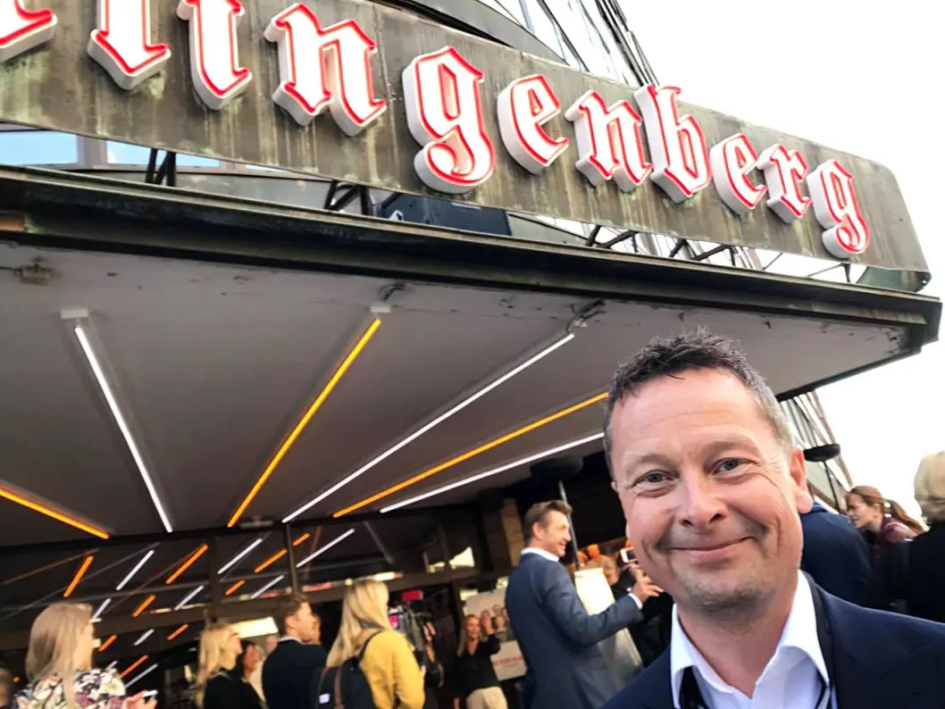 PR-sjef Jan-Petter Dahl i TV 2 utenfor høstlanseringen i 2017 i Oslo. PR-sjef Jan-Petter Dahl i TV 2 utenfor høstlanseringen i 2017 i Oslo.