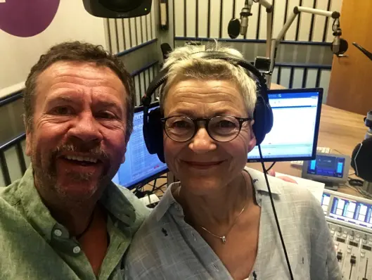 Stale Tonning og Ann Jones i Frokostradioen Stale Tonning og Ann Jones i Frokostradioen
