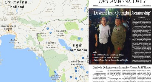 – Dette er et slag mot pressefriheten, mot kritikeres mulighet til å bli hørt og mot demokratiet i Kambodsja