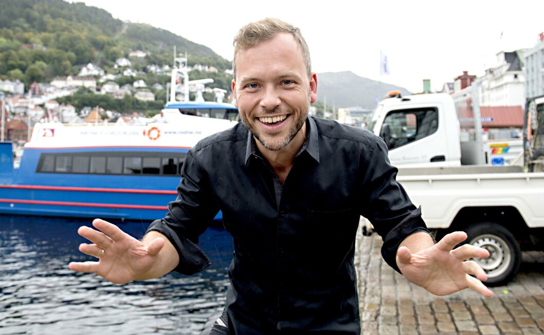 SVs partileder Audun Lysbakken hjemme i Bergen under valgkampinnspurten. SVs partileder Audun Lysbakken hjemme i Bergen under valgkampinnspurten.