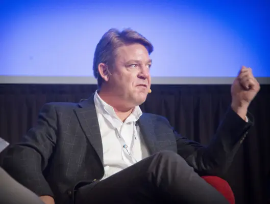 MTG- og P4-direktør Kenneth Andresen i debatt under radiotoppmøtet ved årets Radiodager.. MTG- og P4-direktør Kenneth Andresen i debatt under radiotoppmøtet ved årets Radiodager..