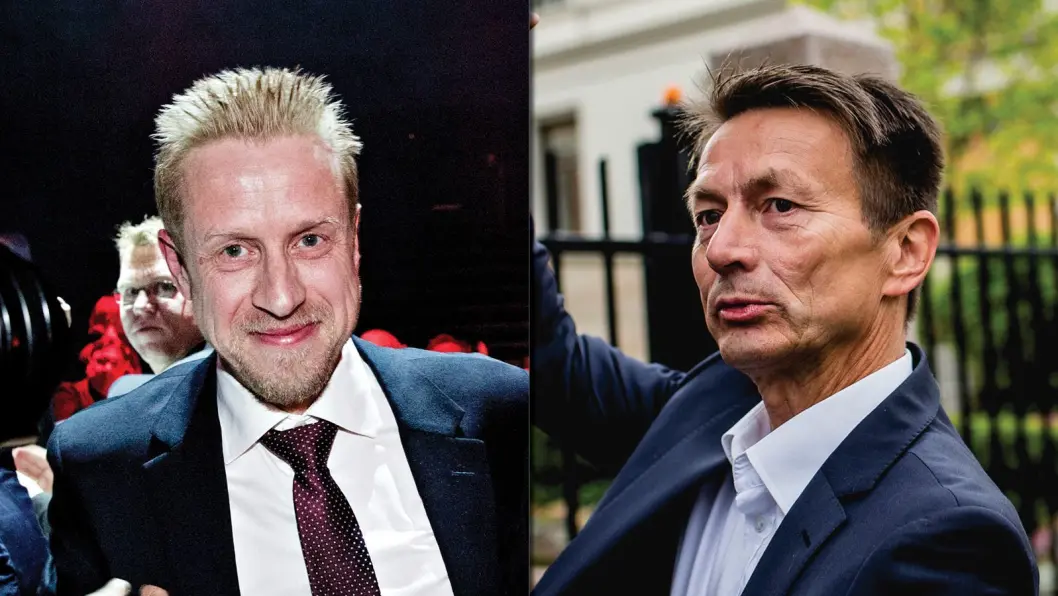 Faktisk-redaktør Kristoffer Egeberg (t.v.) og Aps sekretariatsleder Hans Kristian Amundsen. Faktisk-redaktør Kristoffer Egeberg (t.v.) og Aps sekretariatsleder Hans Kristian Amundsen.