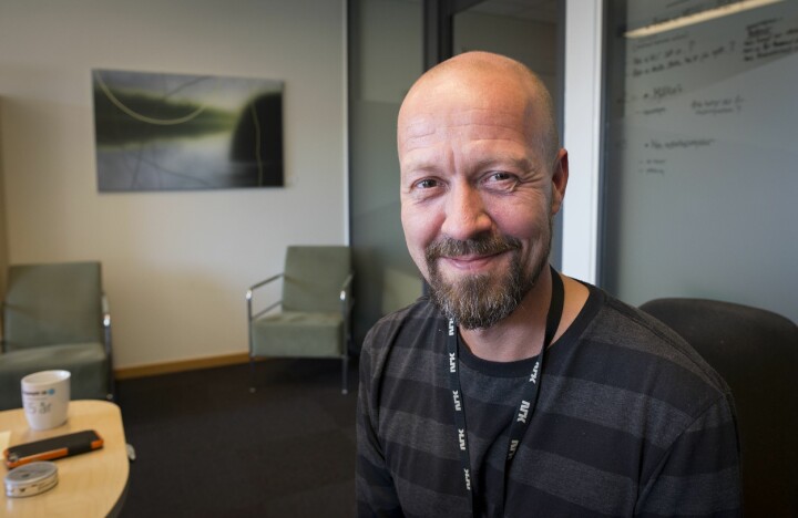 Etikkredaktør Per Arne Kalbakk i NRK. Her fra sine kontorer på Marienlyst i Oslo.