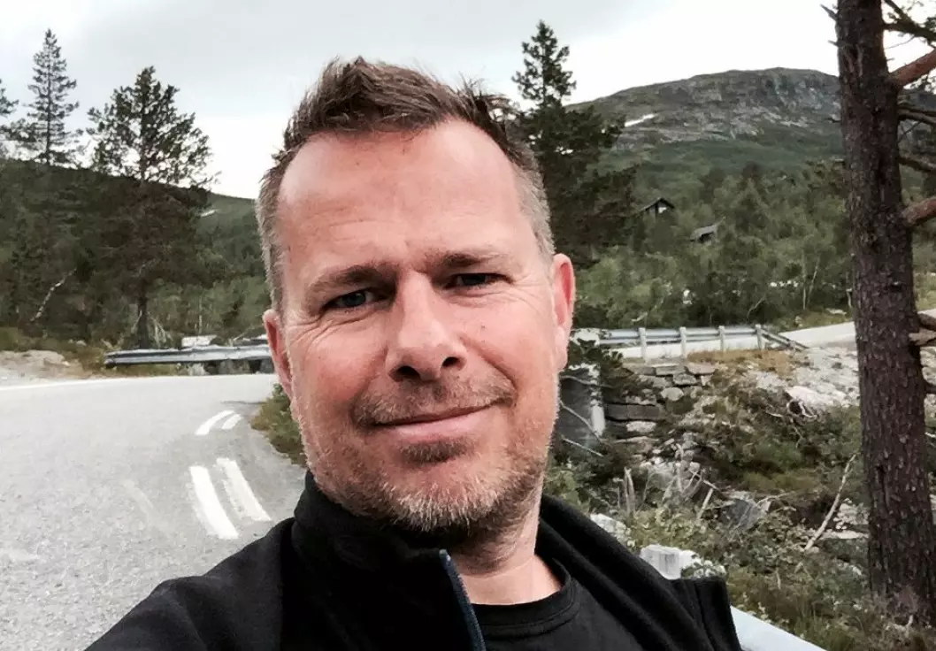 Øystein Hage, hobbysyklist og redaktør.