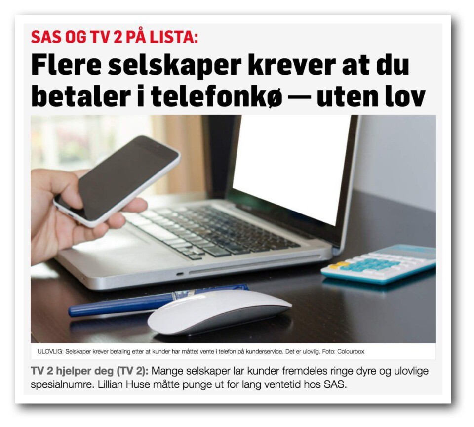 Fra TV2.no torsdag morgen. Fra TV2.no torsdag morgen.