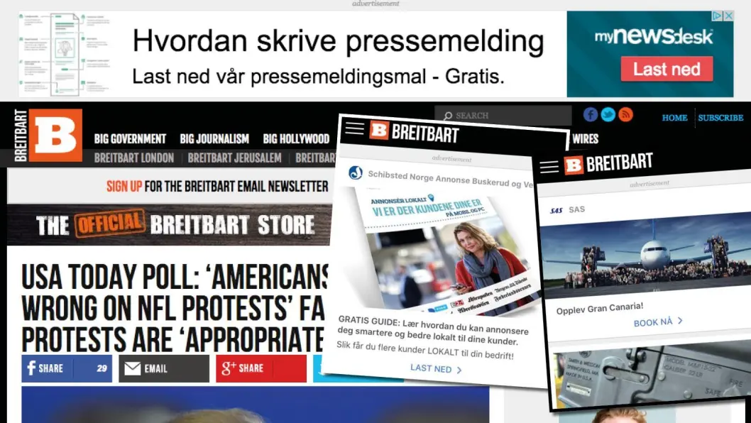 Mynewsdesk, SAS og Schibsted på Breitbart. Mynewsdesk, SAS og Schibsted på Breitbart.