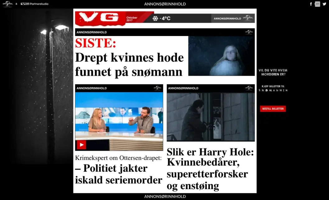 Er dette greit? Ja, mener VG-ledelsen og Partnerstudio. Nei, mener klubbleder Tor-Erling Thømt Ruud. Er dette greit? Ja, mener VG-ledelsen og Partnerstudio. Nei, mener klubbleder Tor-Erling Thømt Ruud.