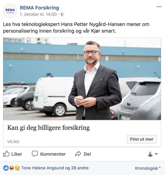 ...som Rema også deler på egen Facebook-side... ...som Rema også deler på egen Facebook-side...