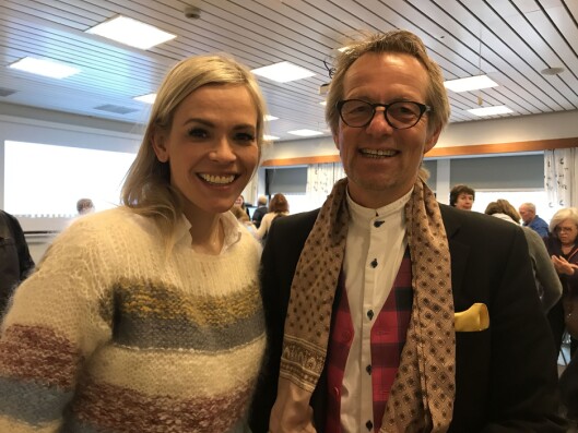 Carina Olset og Bård Borch Michalsen i Harstad denne helga. Carina Olset og Bård Borch Michalsen i Harstad denne helga.