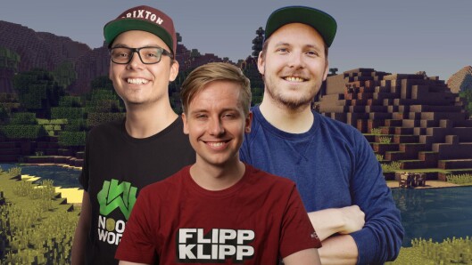 Fra Hele Norge Bygger. F.v.: Joachim "Noobwork" Haraldsen, Henrik "Huginn" Hildre og Niklas Baarli skal lede sendingen både på NRK Super og på Youtube. Fra Hele Norge Bygger. F.v.: Joachim "Noobwork" Haraldsen, Henrik "Huginn" Hildre og Niklas Baarli skal lede sendingen både på NRK Super og på Youtube.