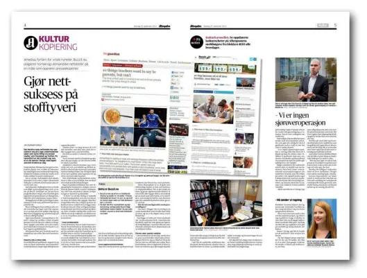 Aftenpostens omtale av Buzzit høsten 2014. Aftenpostens omtale av Buzzit høsten 2014.
