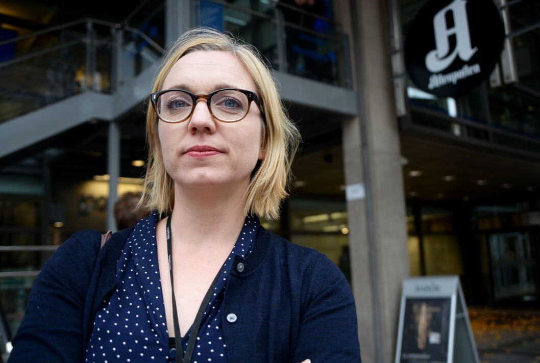 Kulturredaktør Sarah Sørheim i Aftenposten Kulturredaktør Sarah Sørheim i Aftenposten