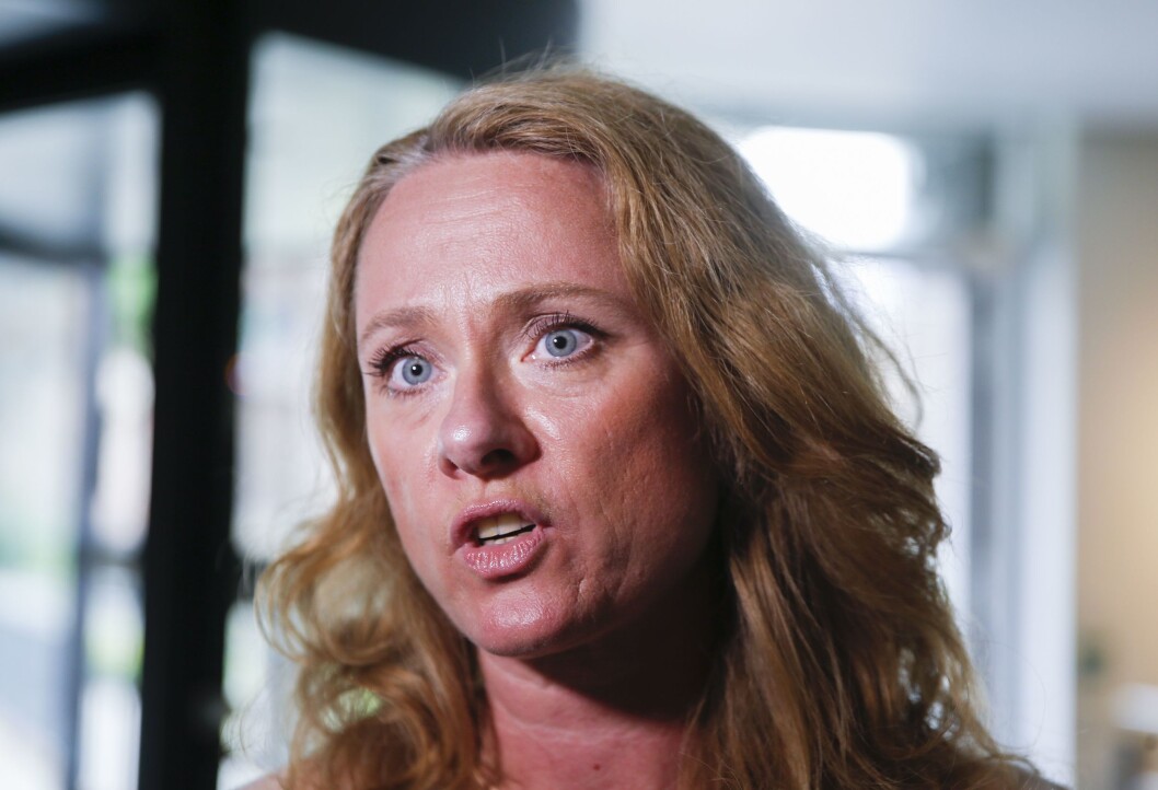 Arbeidsminister Anniken Hauglie (H). Arbeidsminister Anniken Hauglie (H).