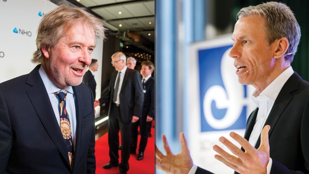 Publistisk direktør Torry Pedersen i Schibsted Media, og konsernsjef Rolv-Erik Ryssdal i Schibsted ASA. Publistisk direktør Torry Pedersen i Schibsted Media, og konsernsjef Rolv-Erik Ryssdal i Schibsted ASA.