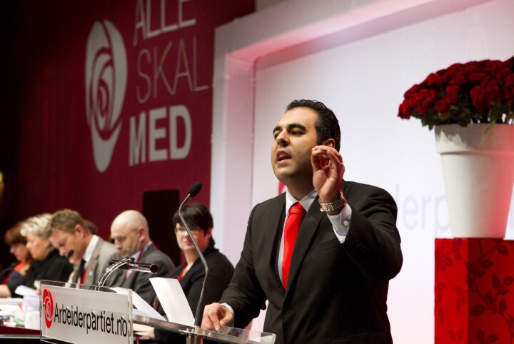 Masud Gharahkhani fra Arbeiderpartiet. Masud Gharahkhani fra Arbeiderpartiet.