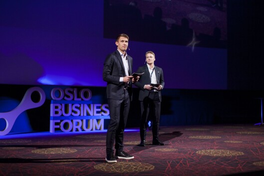 Oslo Business Forum- gründerne Christoffer Omberg, Marius Røed Wang. Oslo Business Forum- gründerne Christoffer Omberg, Marius Røed Wang.