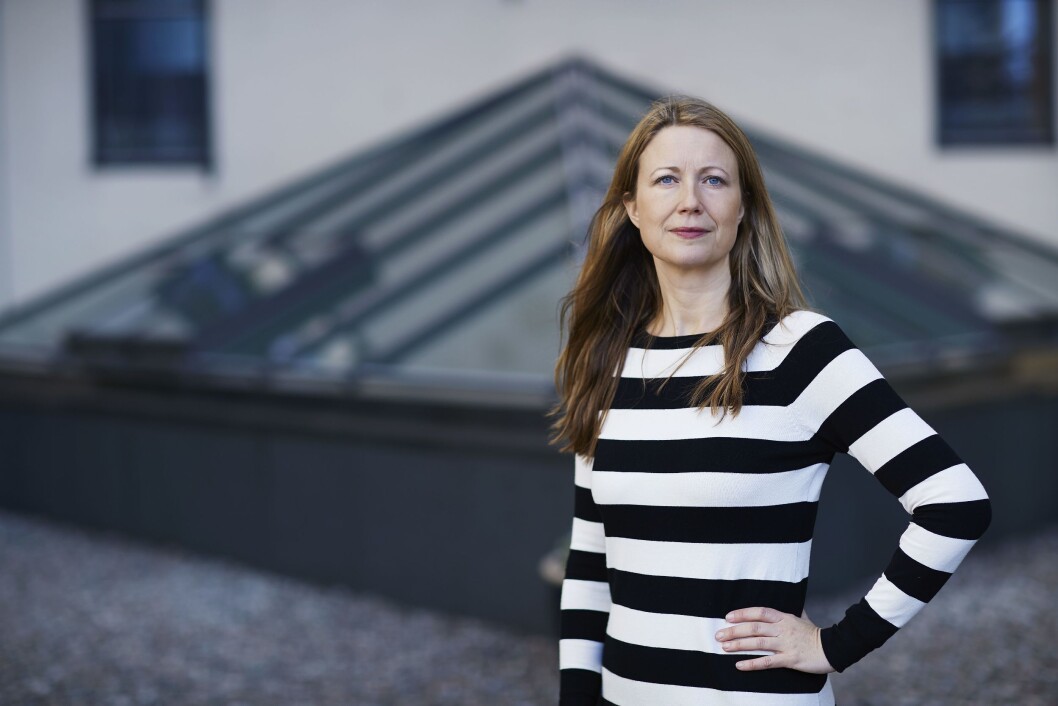 Leder Therese Manus i Kommunikasjonsforeningen. Leder Therese Manus i Kommunikasjonsforeningen.