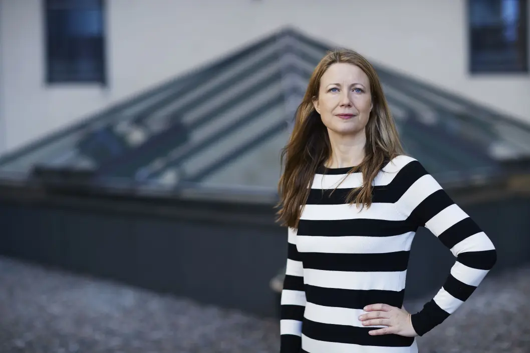 Leder Therese Manus i Kommunikasjonsforeningen. Leder Therese Manus i Kommunikasjonsforeningen.
