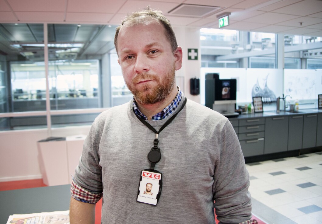 Tor-Erling Thømt Ruud, klubbleder i VG. Tor-Erling Thømt Ruud, klubbleder i VG.