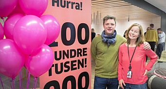 Aftenposten kan juble for 100.000 hel­digitale abonnenter: – Vi har nådd en milepæl, sier Espen Egil Hansen