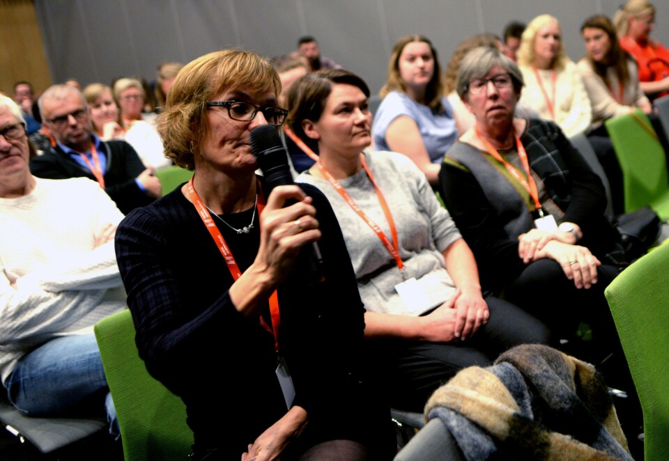 Journalistlærerne i Bodø både lyttet og deltok i debatten.