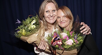 Akersgata 55 tok begge prisene: Helje Solberg er «Årets kvinnelige medieleder», mens Jorun Berntsen kåres til «Årets talent»