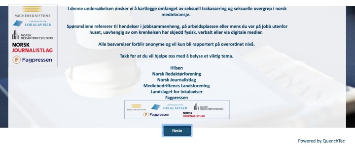 Slik ser undersøkelsen ut.