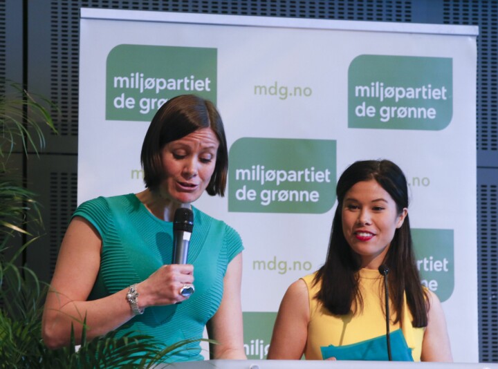 MDG-byrådene Hanna Marcussen og Lan Nguyen Berg.