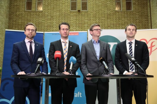 Fra pressekonferansen onsdag kveld. Fra pressekonferansen onsdag kveld.