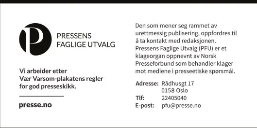 Alle kan si at de følger Vær varsom-plakaten, men bare de som er tilknyttet eller medlem i Norsk Presseforbund kan bruke denne. Alle kan si at de følger Vær varsom-plakaten, men bare de som er tilknyttet eller medlem i Norsk Presseforbund kan bruke denne.