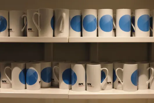 NRK Østlandssendingens kaffekopper. NRK Østlandssendingens kaffekopper.