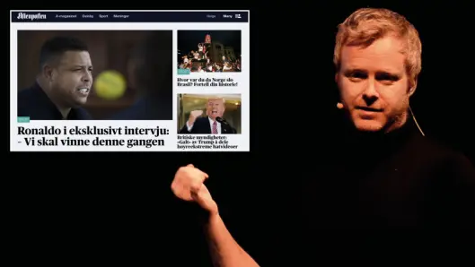 Pål Nisja-Wilhelmsen kritiserer Aftenpostens fotballevent - og redaksjonelle dekning av det. Pål Nisja-Wilhelmsen kritiserer Aftenpostens fotballevent - og redaksjonelle dekning av det.