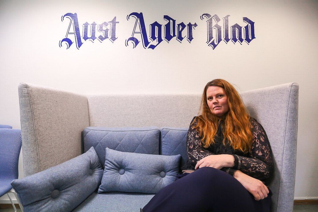 Linda Joachime Helgesen Aslaksen gir seg som redaktør og eneleder i Aust-Agder Blad. Linda Joachime Helgesen Aslaksen gir seg som redaktør og eneleder i Aust-Agder Blad.