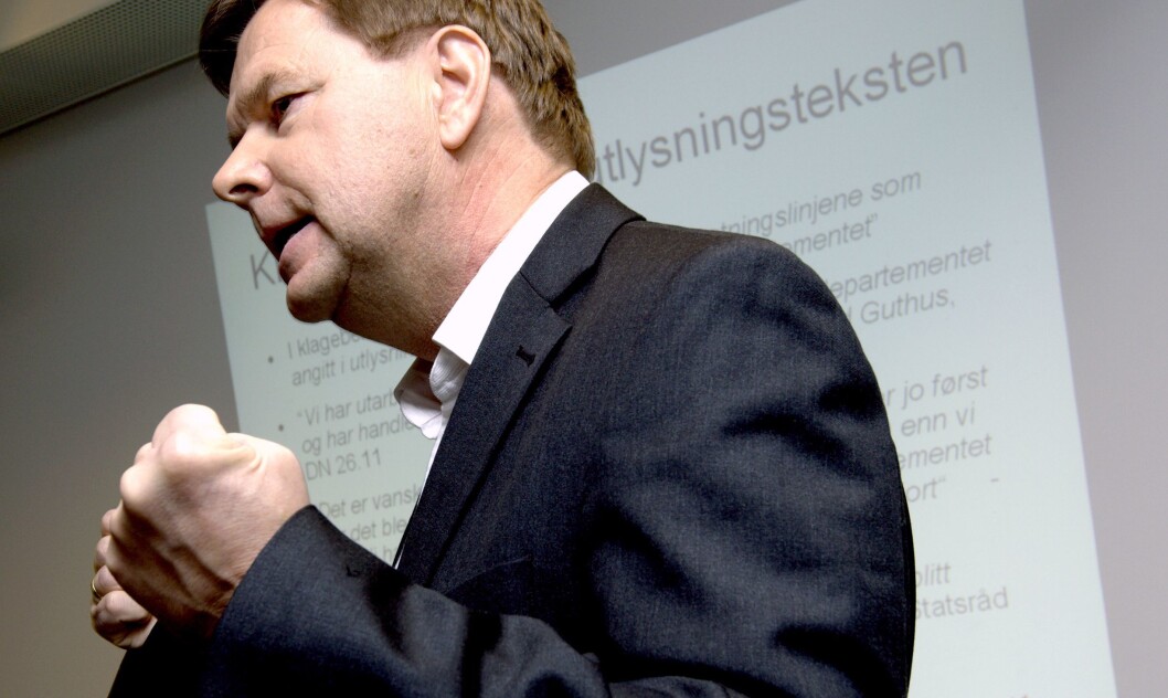 Svein Larsen, direktør i Radio Metro. Bildet er fra en annen sammenheng, i 2008. Svein Larsen, direktør i Radio Metro. Bildet er fra en annen sammenheng, i 2008.