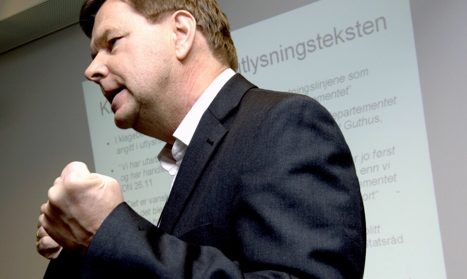 Svein Larsen, direktør i Radio Metro. Bildet er fra en annen sammenheng, i 2008.