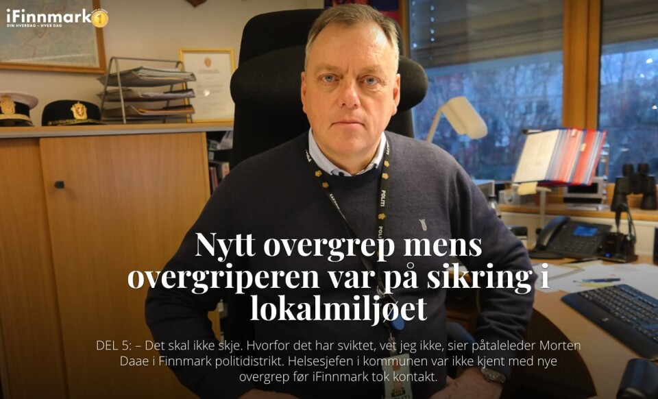 Et av oppslagene om overgrepene. Et av oppslagene om overgrepene.