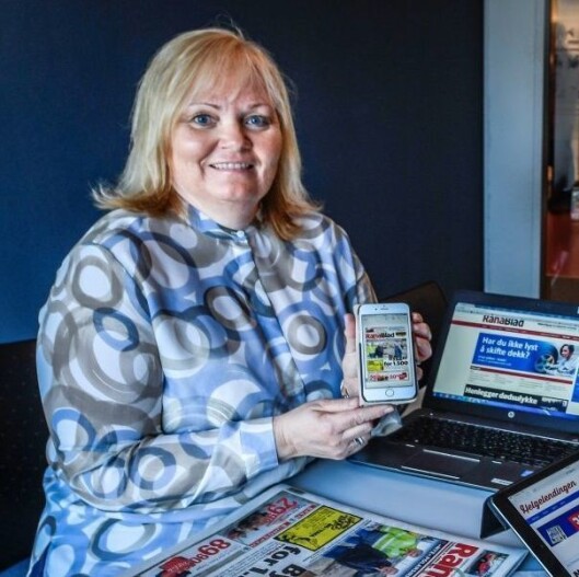Sjefredaktør Marit Ulrichsen i Rana Blad. Sjefredaktør Marit Ulrichsen i Rana Blad.