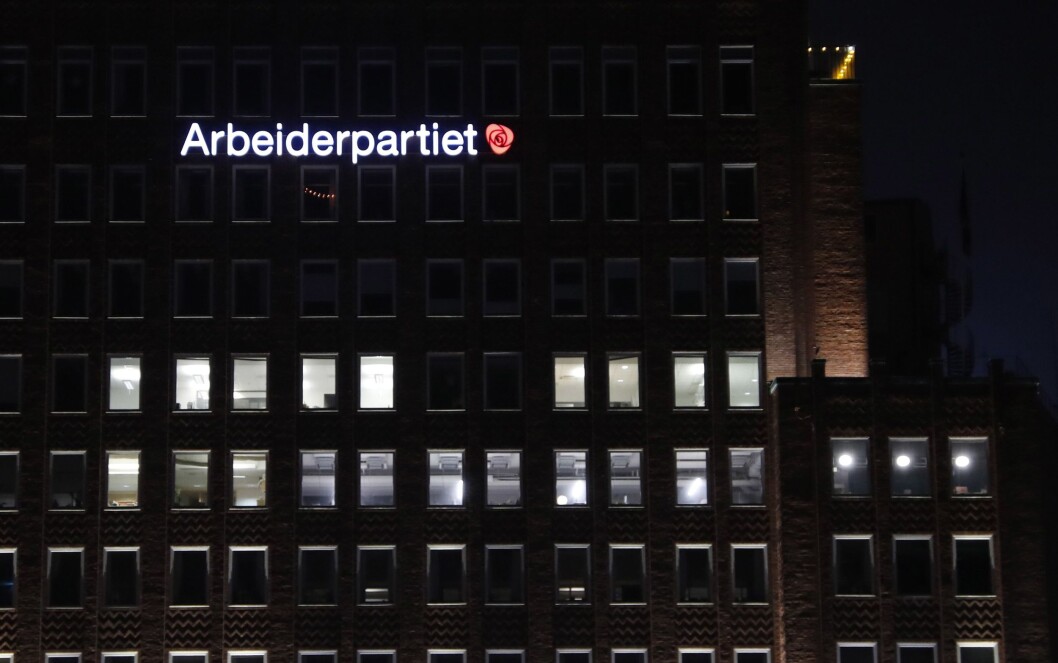 Slik så det ut i toppetasjen hos Arbeiderpartiet på Youngstorvet torsdag kveld. Slik så det ut i toppetasjen hos Arbeiderpartiet på Youngstorvet torsdag kveld.
