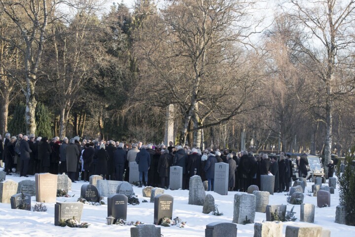 Jahn Otto Johansen begraves på Vestre gravlund.